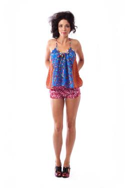 Cinicelli Cami (Blue/Red)
